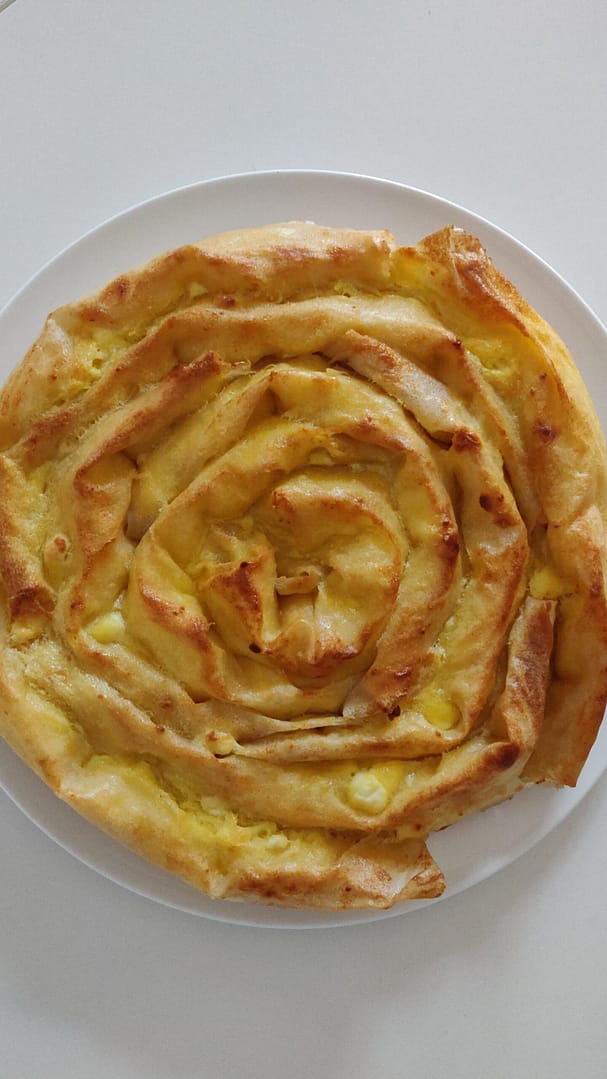 Banitsa – savory bulgarian feta pie for breakfast, brunch, or as a snack