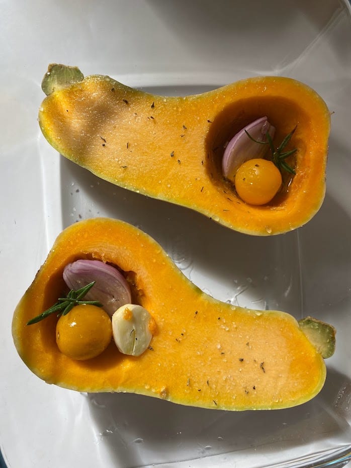 Butternut Squash before roasting